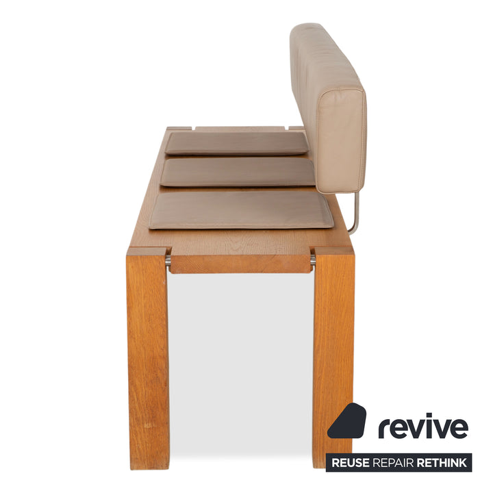 Janua Holz Sitzbank Braun Holz Esszimmer