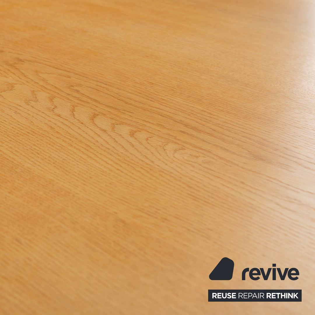 Janua SC42 wooden dining table brown black oak 220 x 94 cm