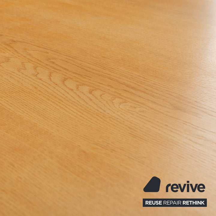 Janua SC42 wooden dining table brown black oak 220 x 94 cm