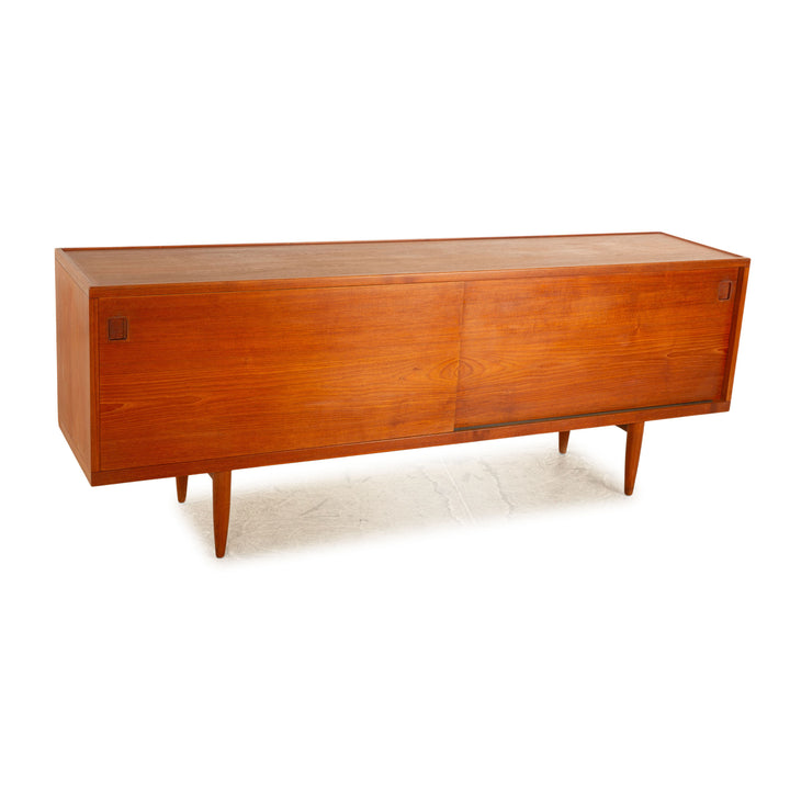 J.L. Møllers Møbelfabrik Holz Sideboard Braun Vintage by Niels Otto Møller