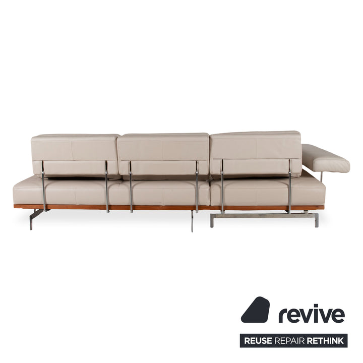 Joop 8106 Leder Ecksofa Creme Beige manuelle Funktion Sofa Couch
