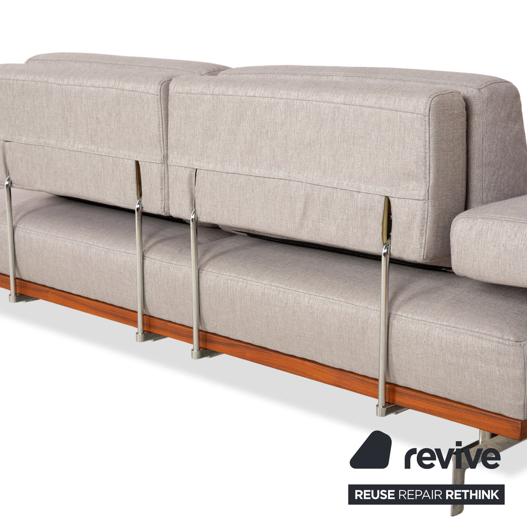 Joop 8106 Stoff Zweisitzer Grau manuelle Funktion Ablage