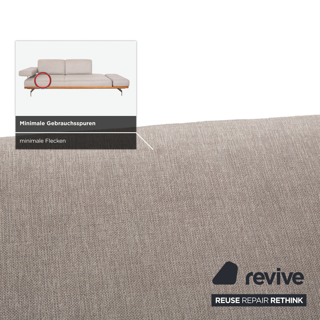 Joop 8106 Stoff Zweisitzer Grau manuelle Funktion Ablage