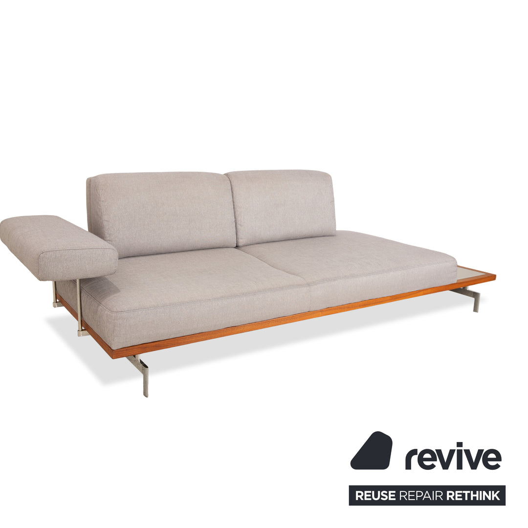 Joop 8106 Stoff Zweisitzer Grau manuelle Funktion Ablage