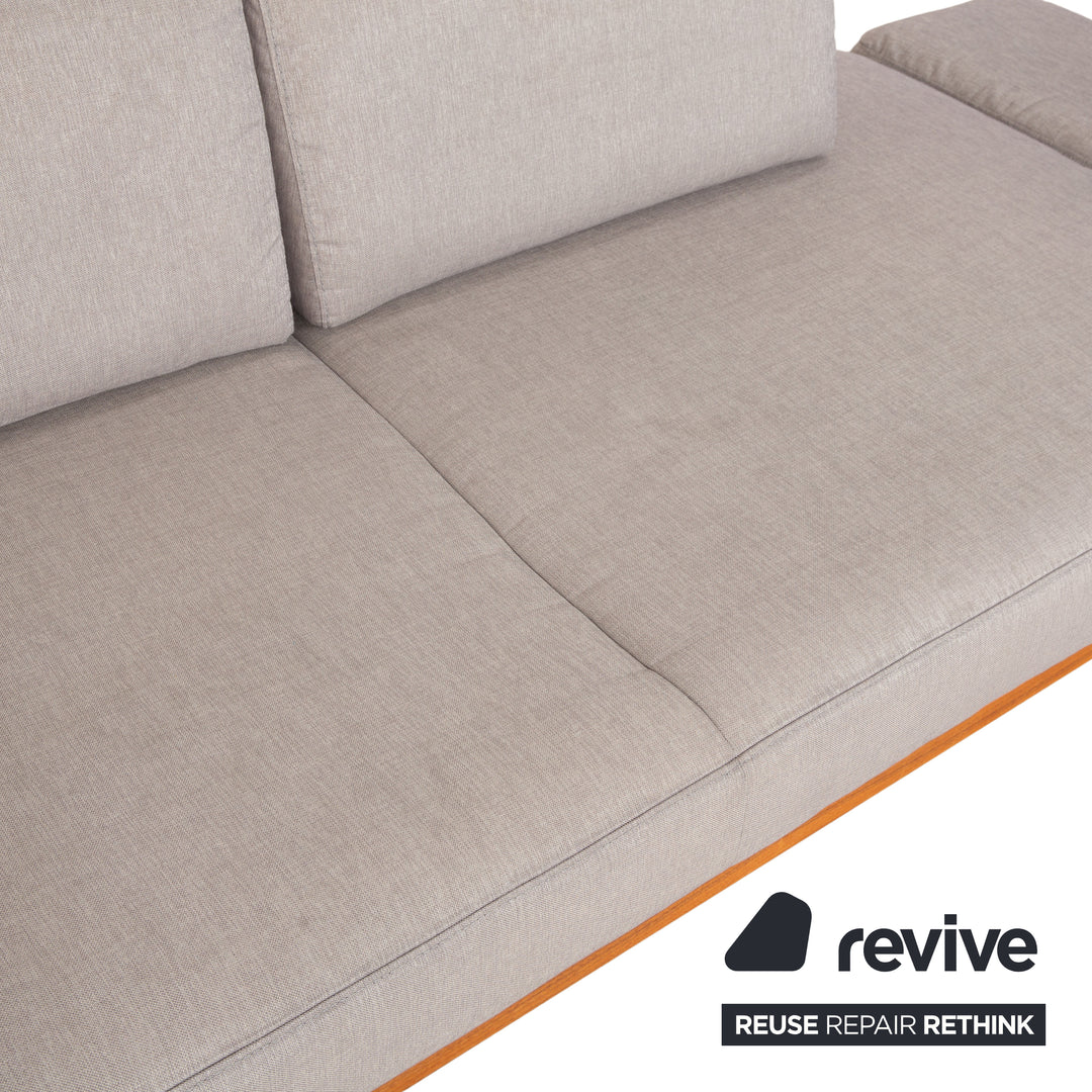 Joop 8106 Stoff Zweisitzer Grau manuelle Funktion Ablage