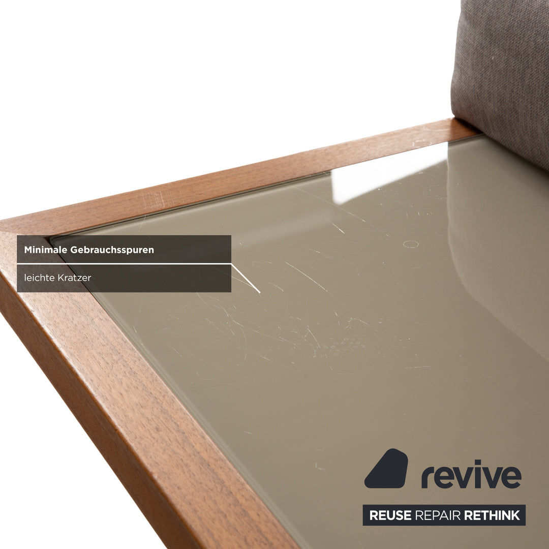 Joop 8106 Stoff Zweisitzer Grau manuelle Funktion Ablage