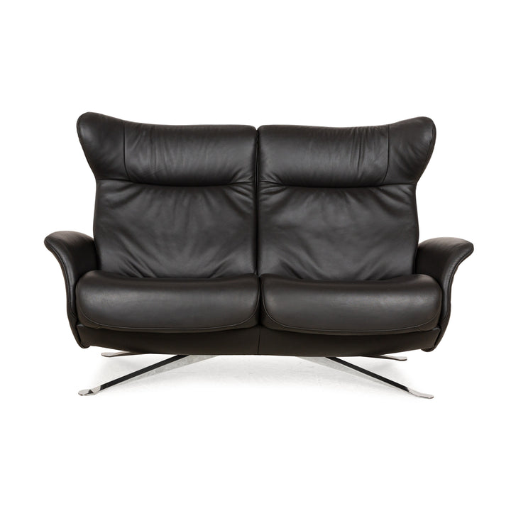 Joop 8115 Leather Two-Seater Sofa Couch Anthracite