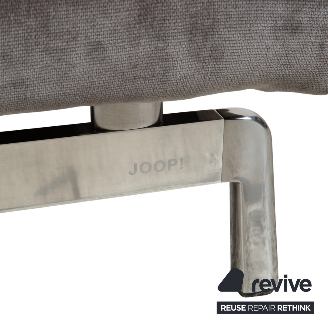 Joop 8153 Fabric Four-Seater Gray Manual Function Sofa Couch
