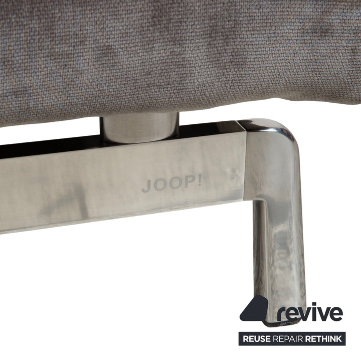 Joop 8153 Fabric Four-Seater Gray Manual Function Sofa Couch