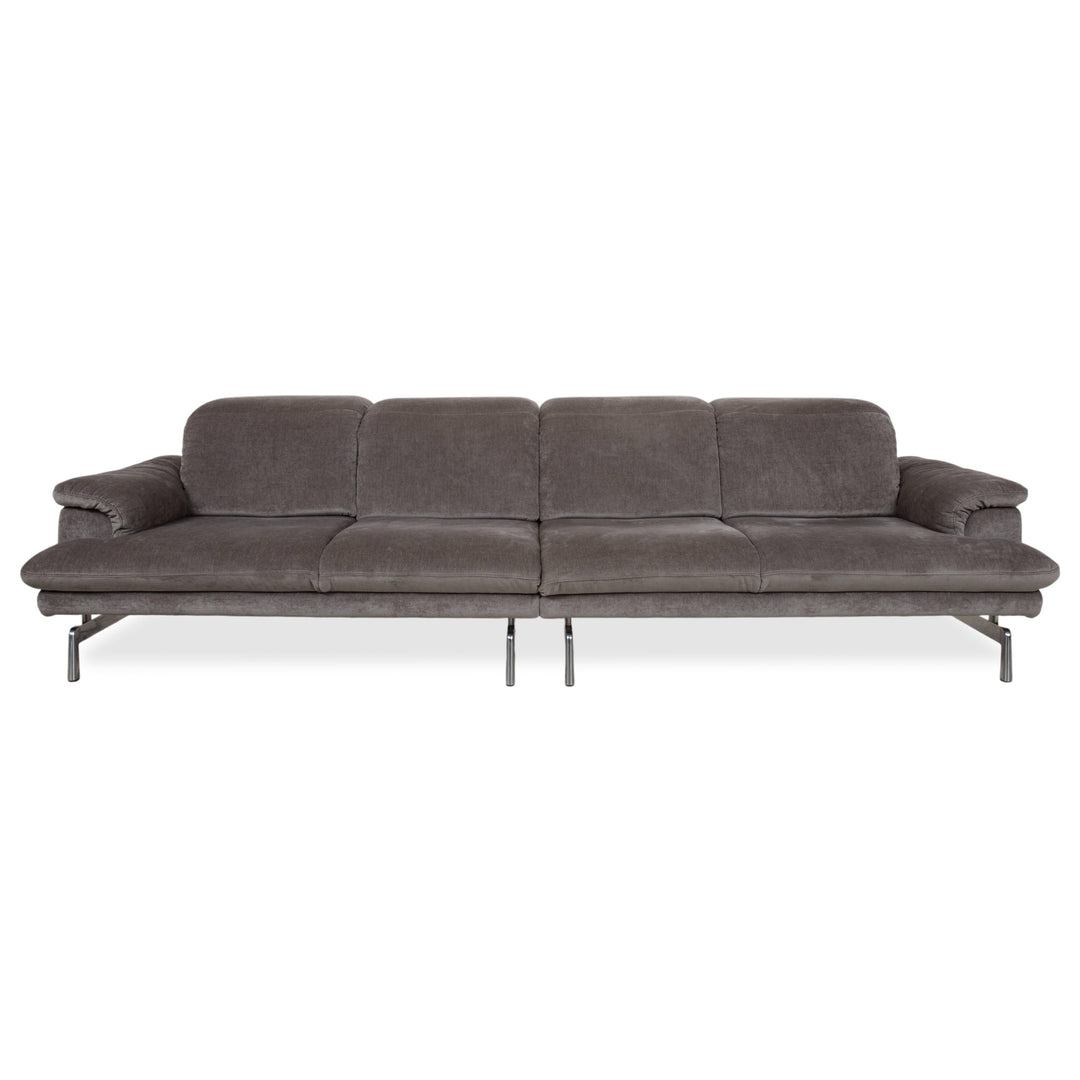 Joop 8153 Fabric Four-Seater Gray Manual Function Sofa Couch