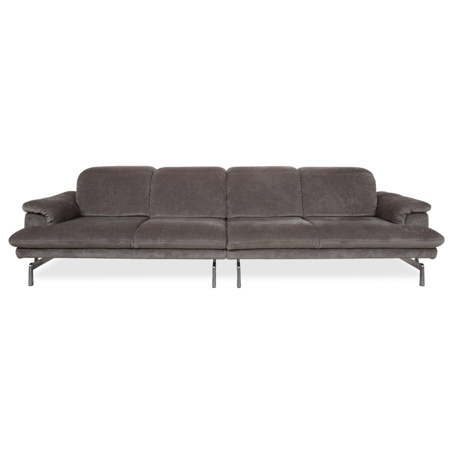 Joop 8153 Fabric Four-Seater Gray Manual Function Sofa Couch