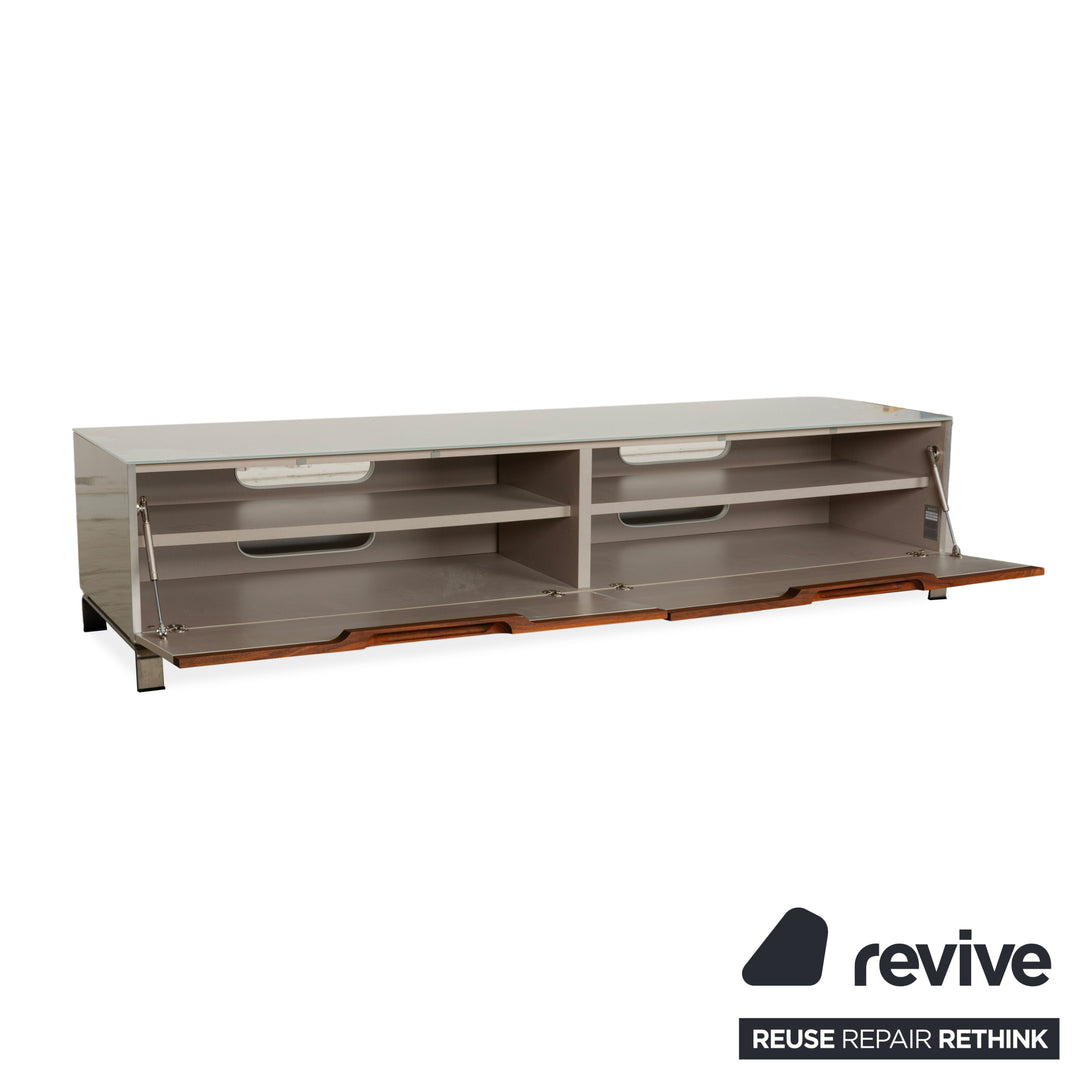 Joop! Glass Sideboard White Brown Lowboard Drawers