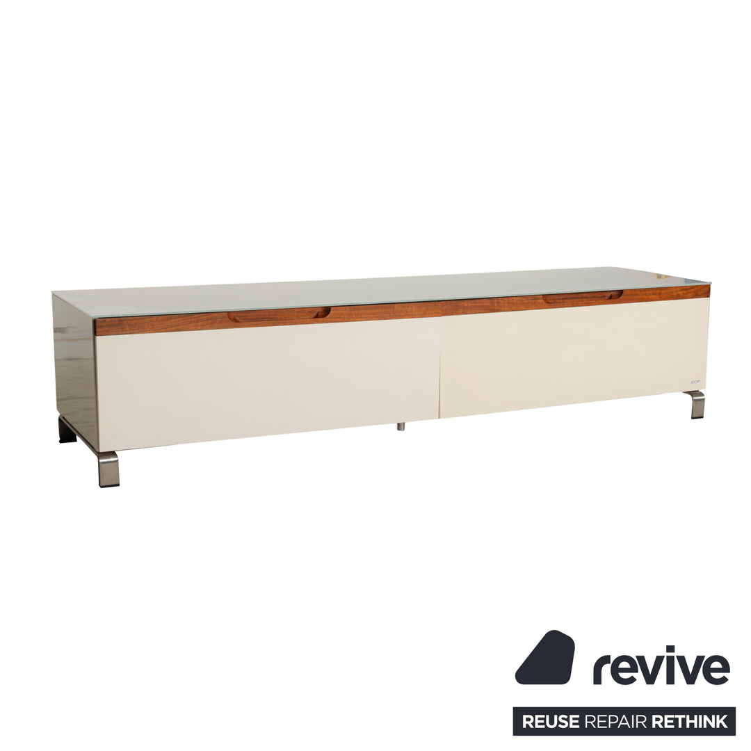 Joop! Glass Sideboard White Brown Lowboard Drawers