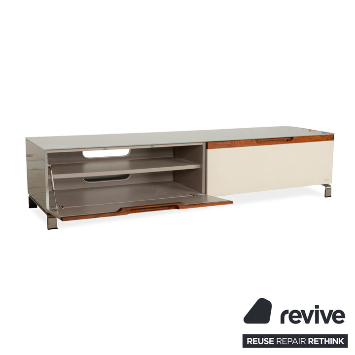 Joop! Glass Sideboard White Brown Lowboard Drawers