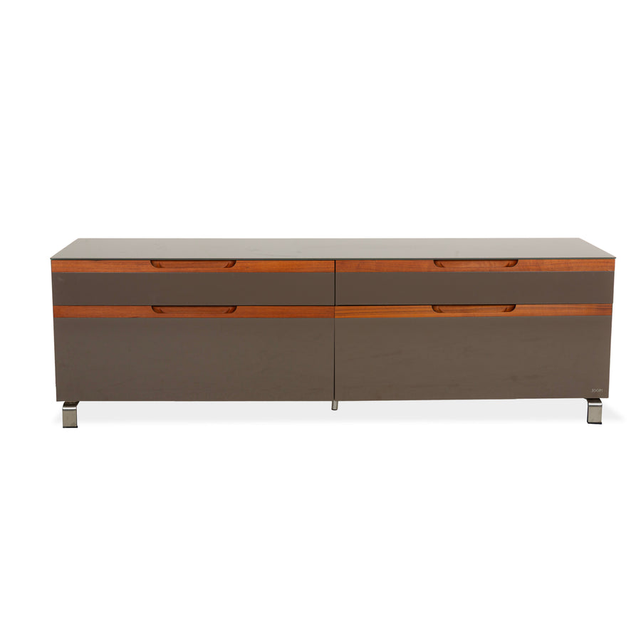Joop wooden sideboard grey lowboard drawers