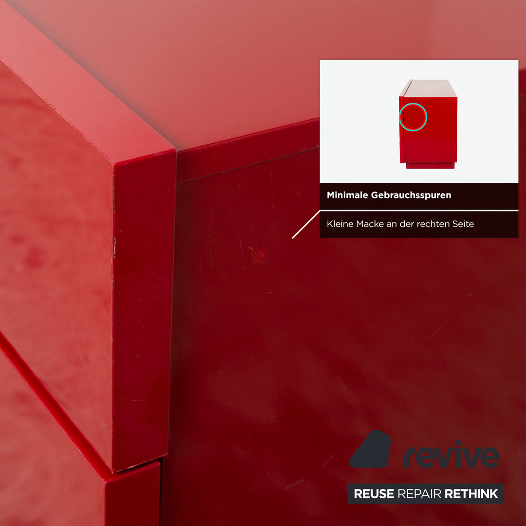 Joop Holz Sideboard Kommode Rot