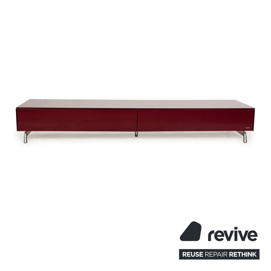 Joop wooden sideboard red