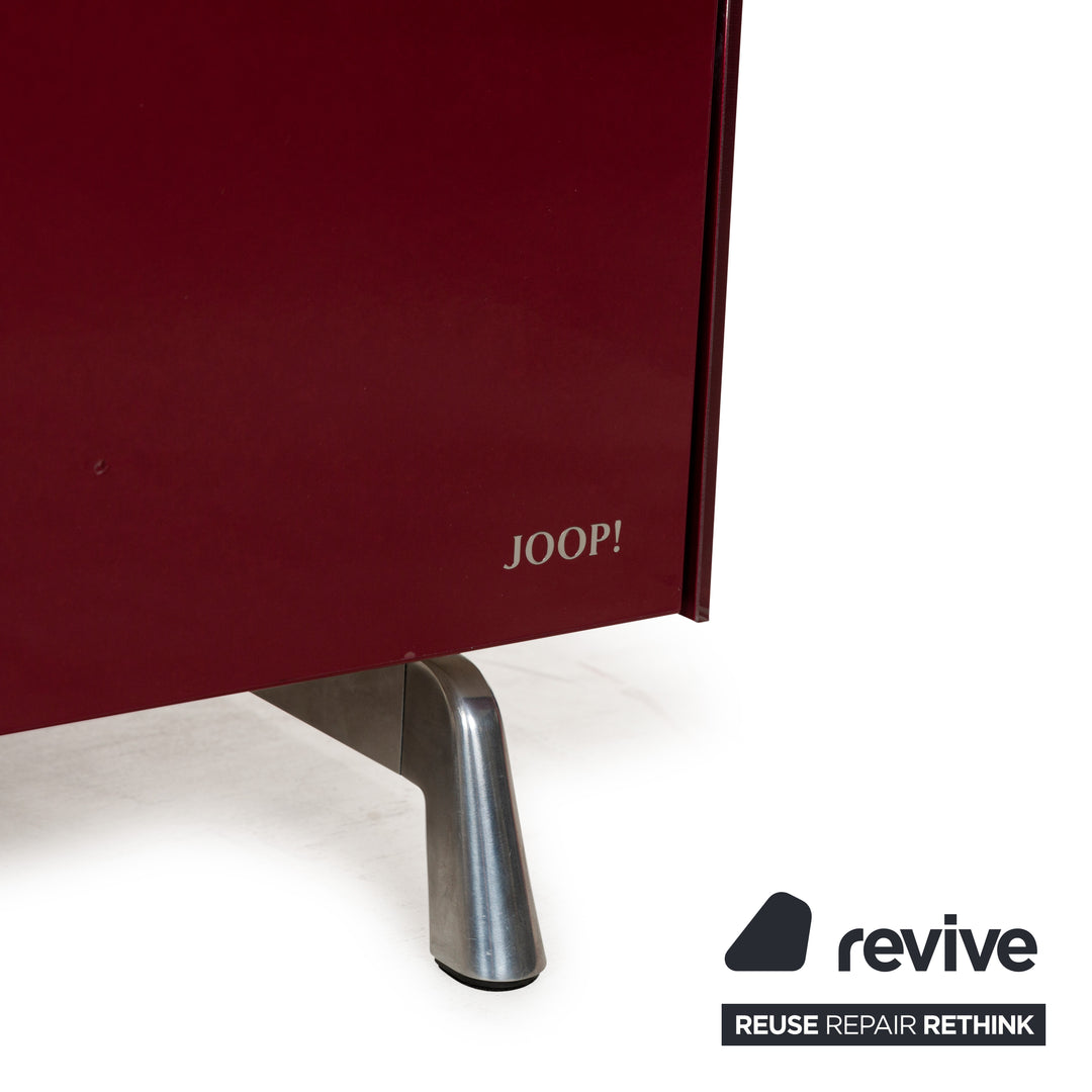 Joop wooden sideboard red