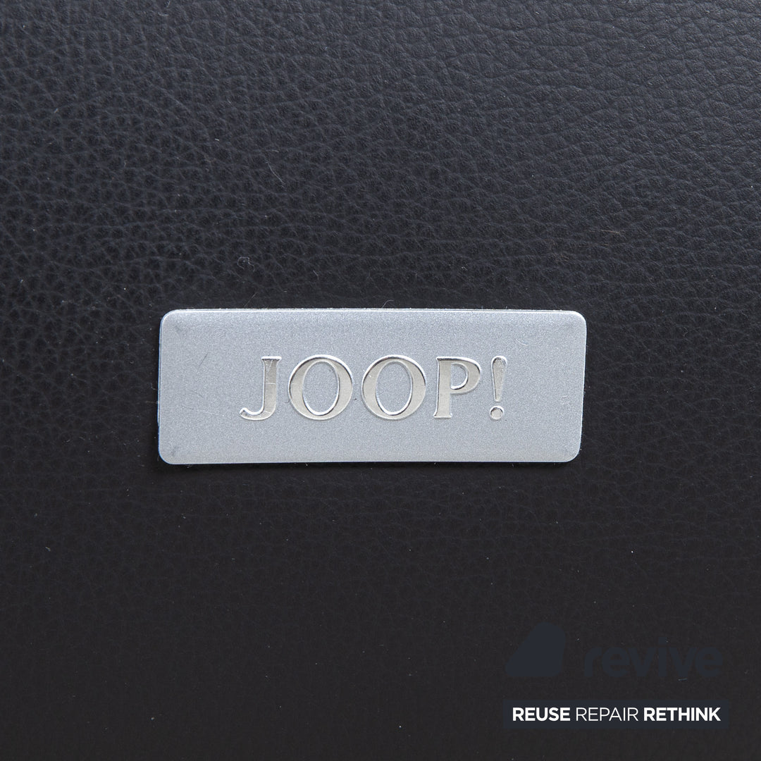 Joop! Swing Leder Bett Schwarz Doppelbett