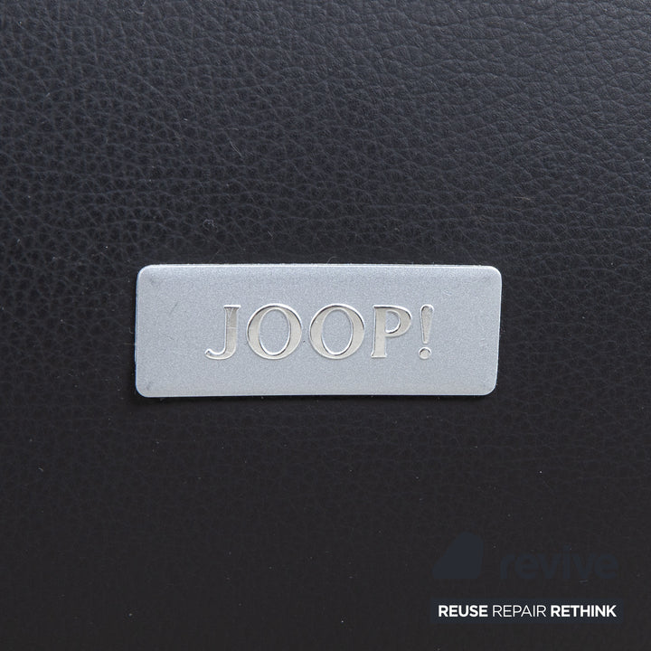 Joop! Swing Leder Bett Schwarz Doppelbett
