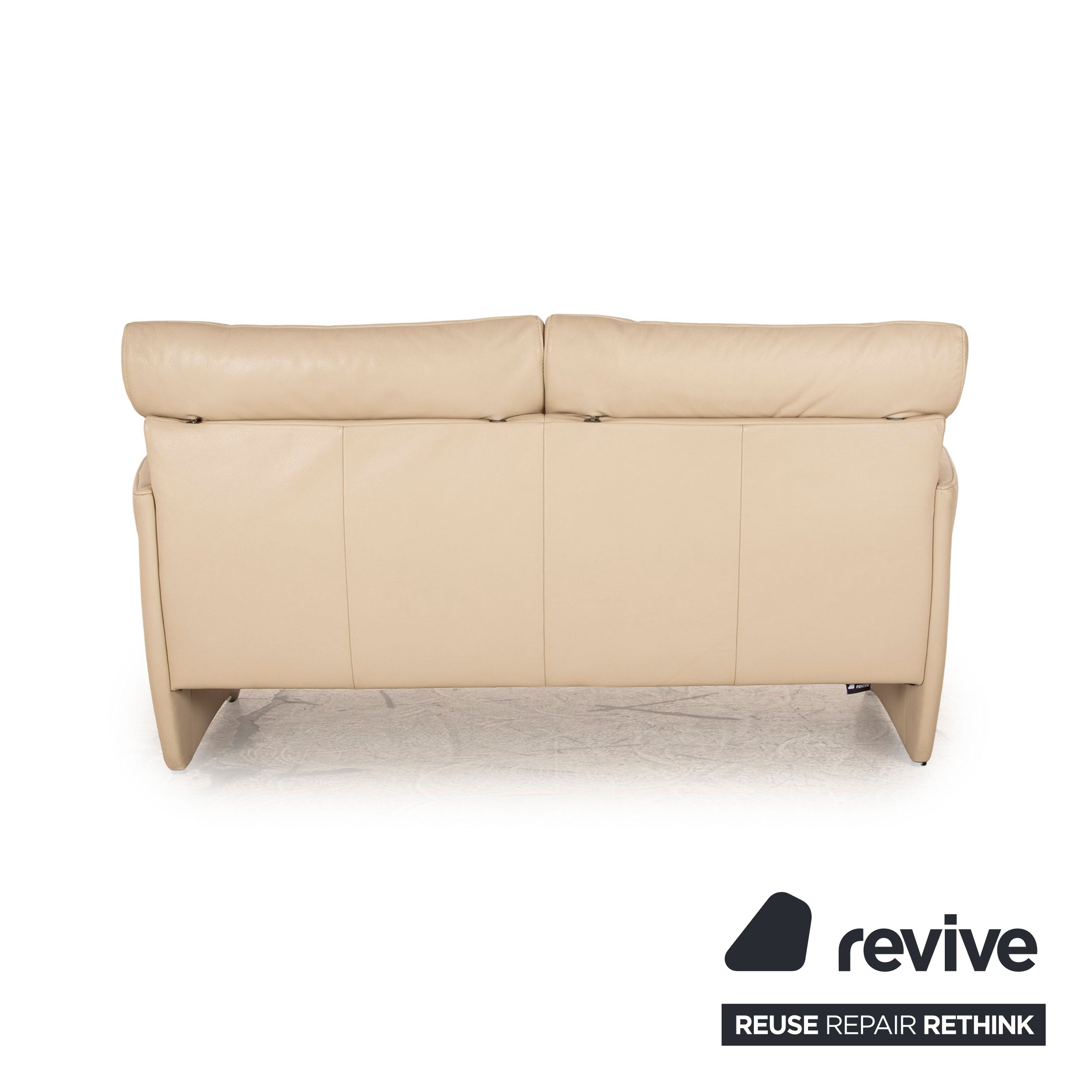 Jori Angel 3250 Leder Zweisitzer Creme Sofa Couch manuelle Funktion