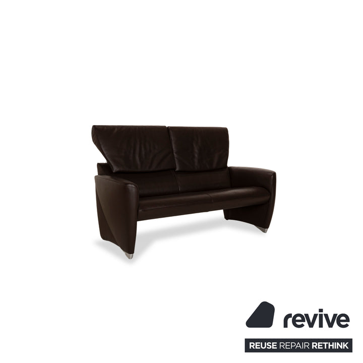 Jori Angel JR-3250 Leather Two-Seater Brown Sofa Couch manual function