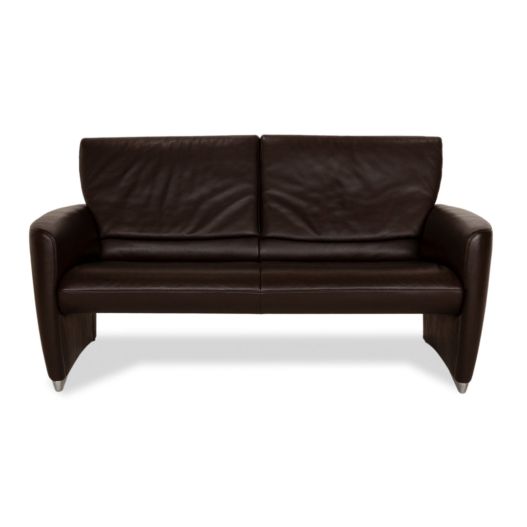 Jori Angel JR-3250 Leather Two-Seater Brown Sofa Couch manual function