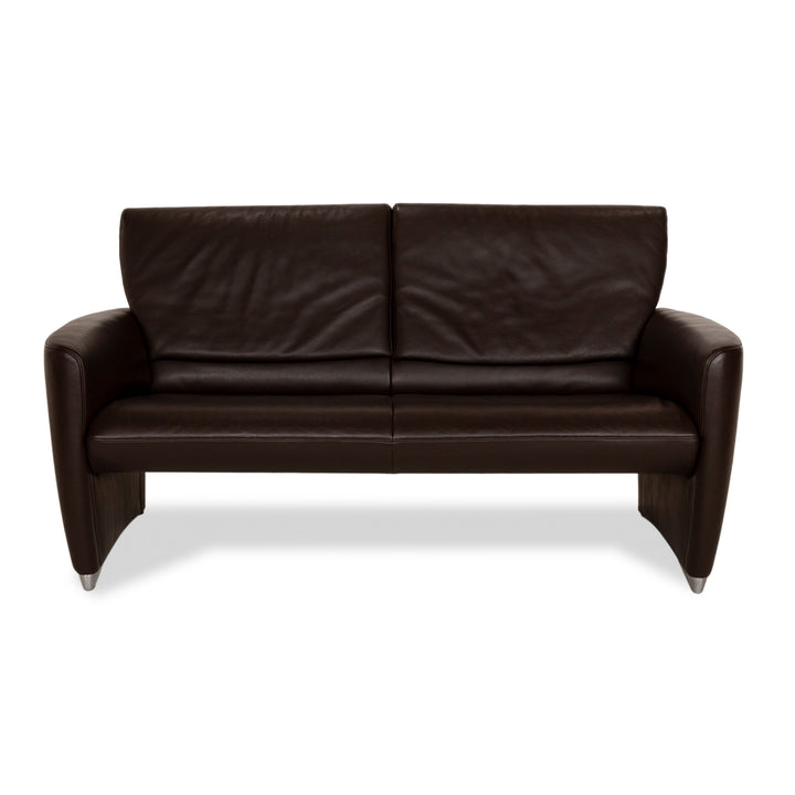 Jori Angel JR-3250 Leather Two-Seater Brown Sofa Couch manual function