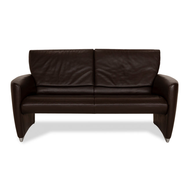 Jori Angel JR-3250 Leder Zweisitzer Braun Sofa Couch manuelle Funktion