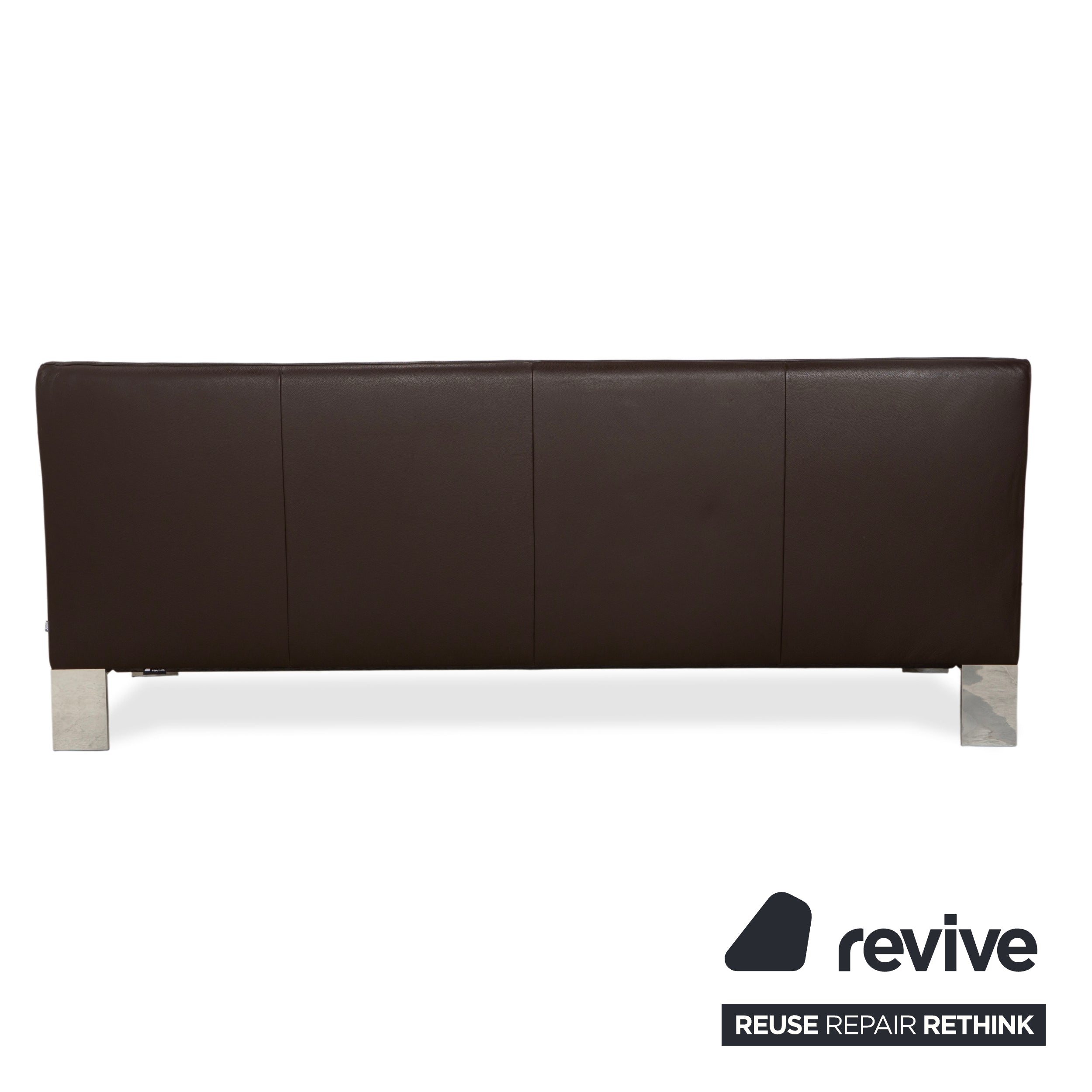 Jori Glove JR-8900 Leder Chrom Dreisitzer Braun Mokka manuelle Funktion