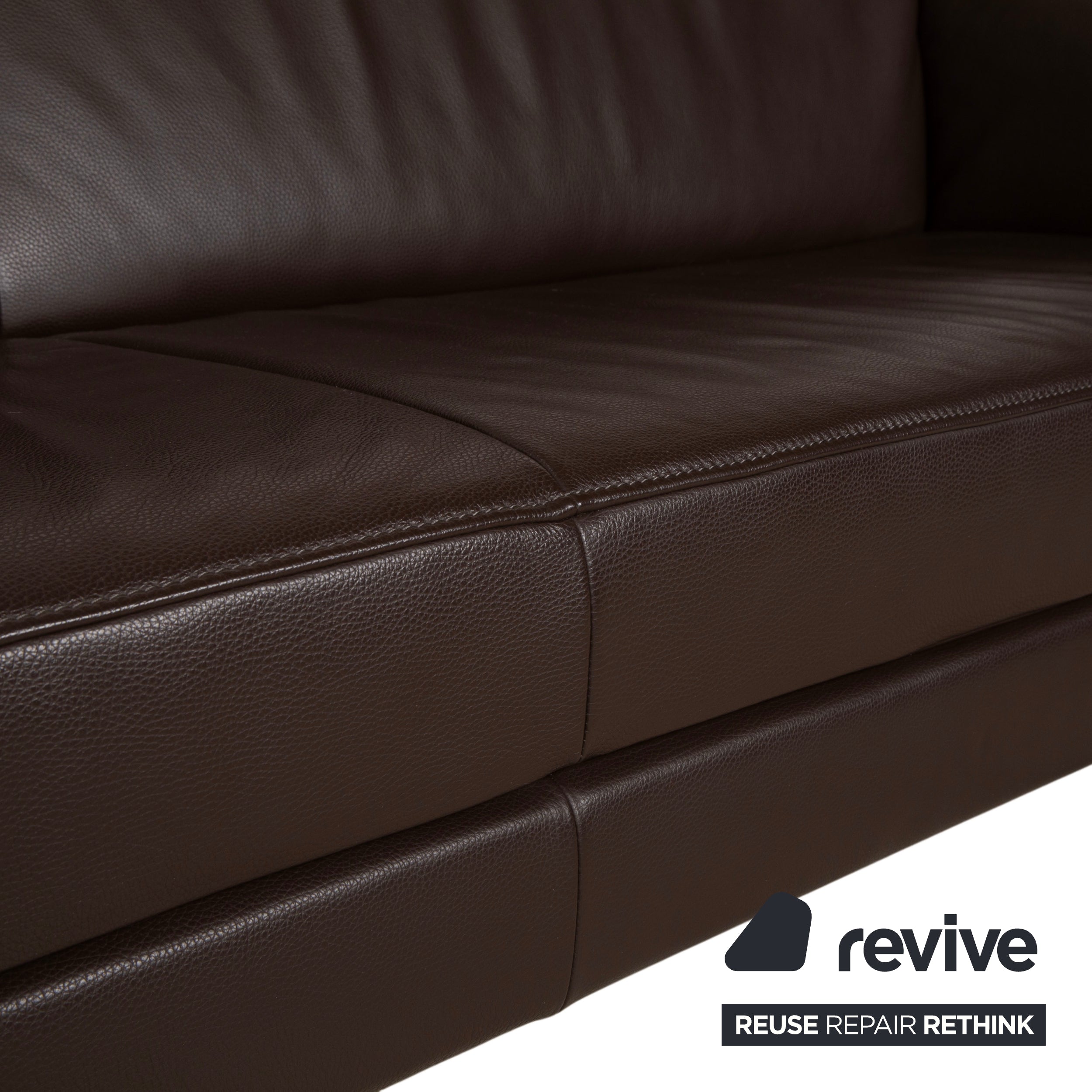 Jori Glove JR-8900 Leder Chrom Dreisitzer Braun Mokka manuelle Funktion