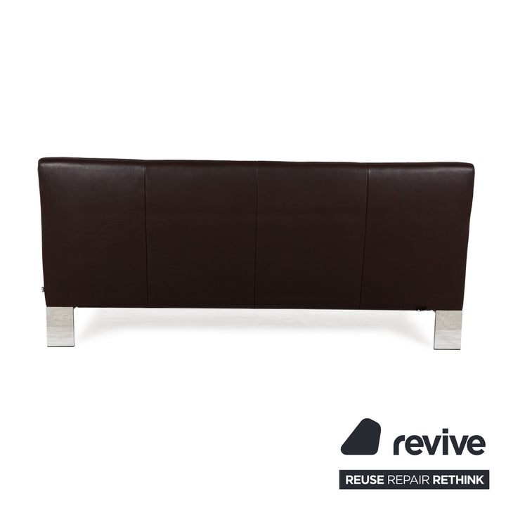 Jori Glove JR-8900 Leather Three-Seater Brown Sofa Couch