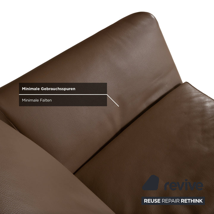 Jori Glove JR-8900 Cuir Canapé Deux Places Marron