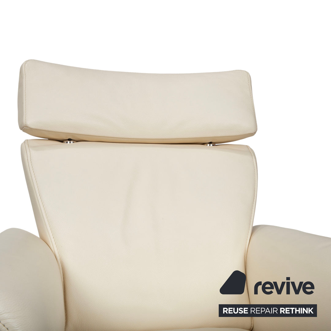 Jori JR 2758 Leder Sessel Creme Beige manuelle Funktion