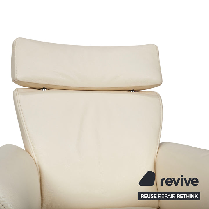 Jori JR 2758 Leder Sessel Creme Beige manuelle Funktion