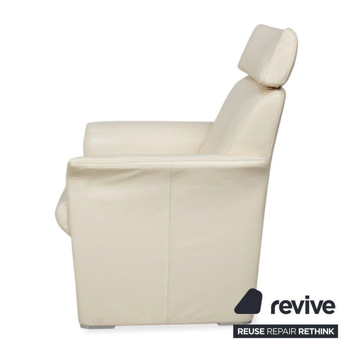 Jori JR 2758 Leder Sessel Creme Beige manuelle Funktion