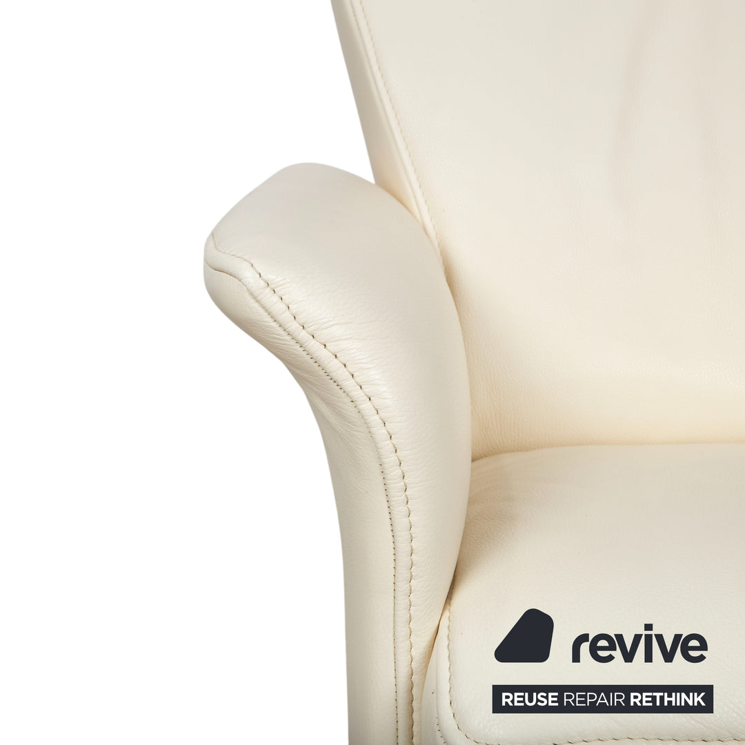 Jori JR 2758 Leder Sessel Creme Beige manuelle Funktion