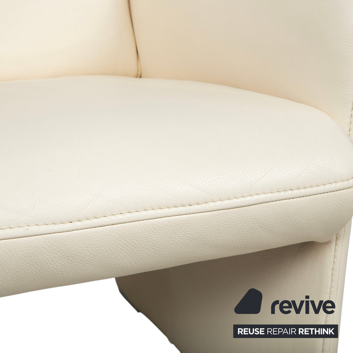 Jori JR 2758 Leder Sessel Creme Beige manuelle Funktion