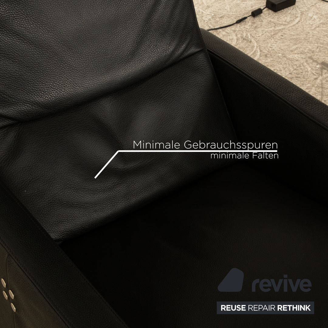 Jori JR 3170 Leather Armchair Black Electric Function