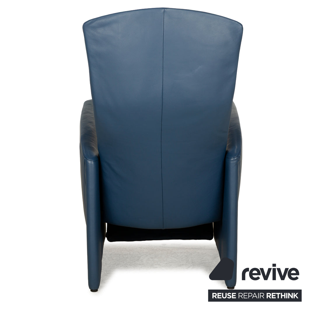 Jori JR 3290 Leder Sessel Blau manuelle Funktion Relaxfunktion