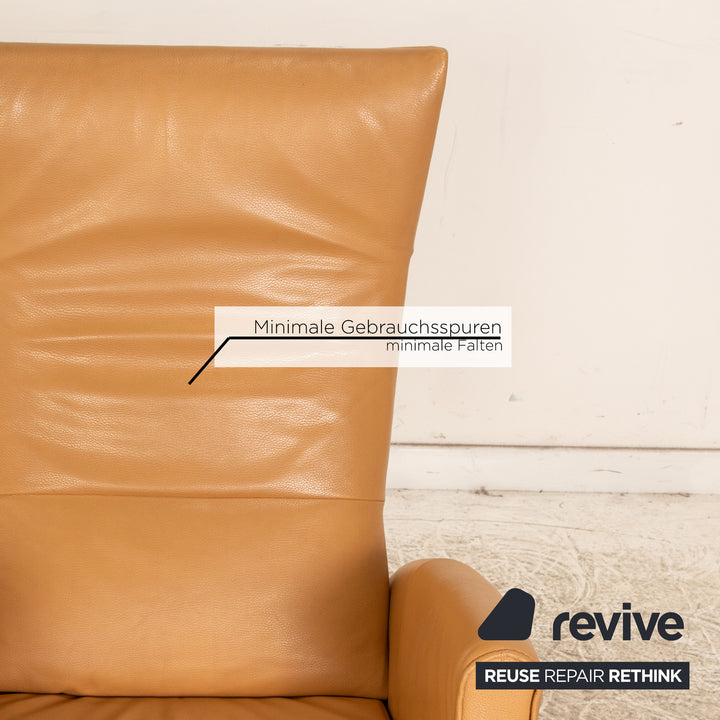 Jori JR 3490 leather armchair beige manual function relaxation function