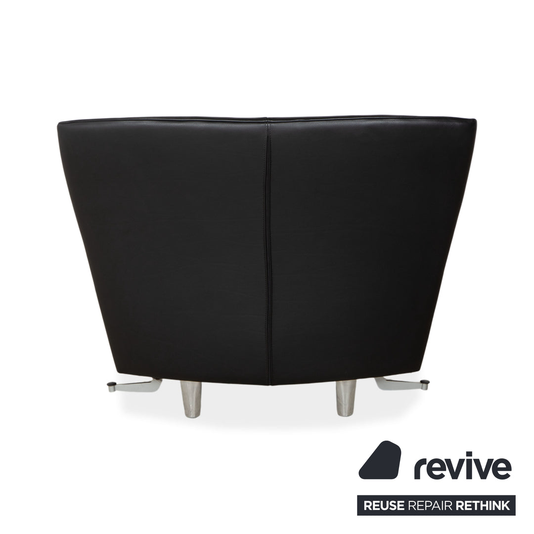 Jori JR 8400 Leder Sessel Schwarz manuelle Funktion