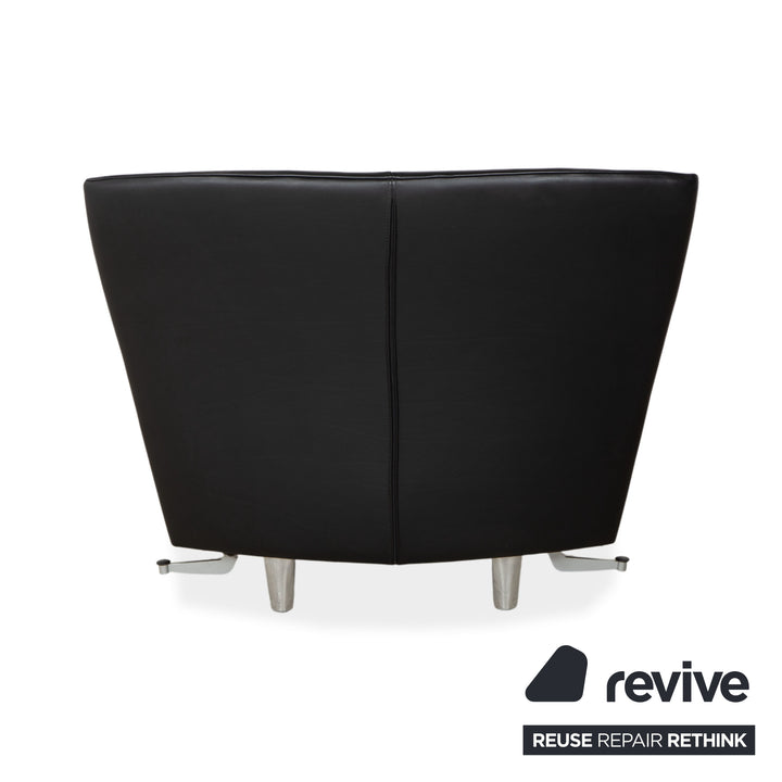 Jori JR 8400 Leder Sessel Schwarz manuelle Funktion