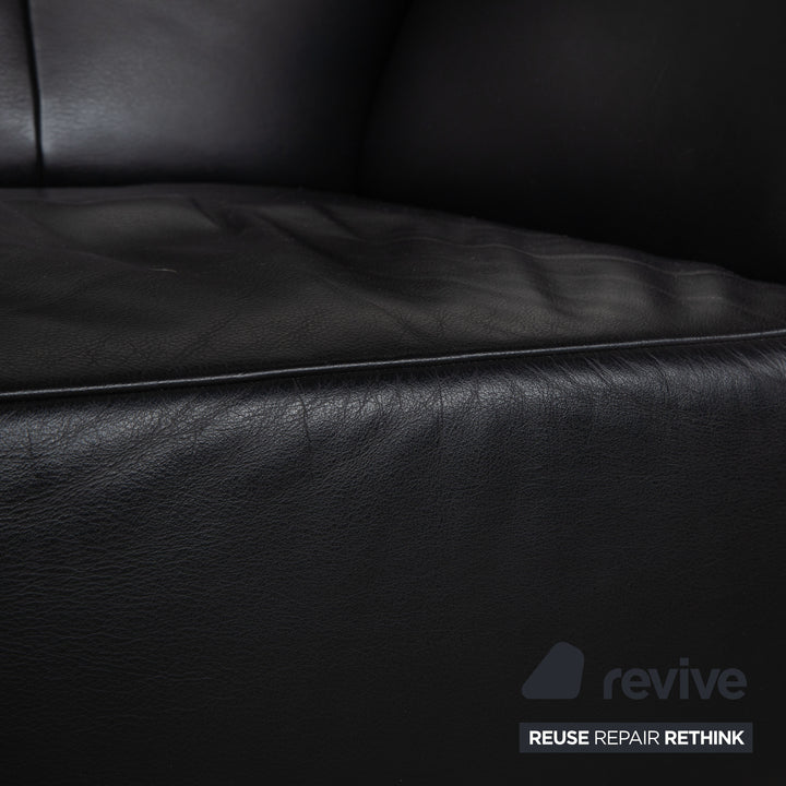 Jori JR 8400 Leder Sessel Schwarz manuelle Funktion