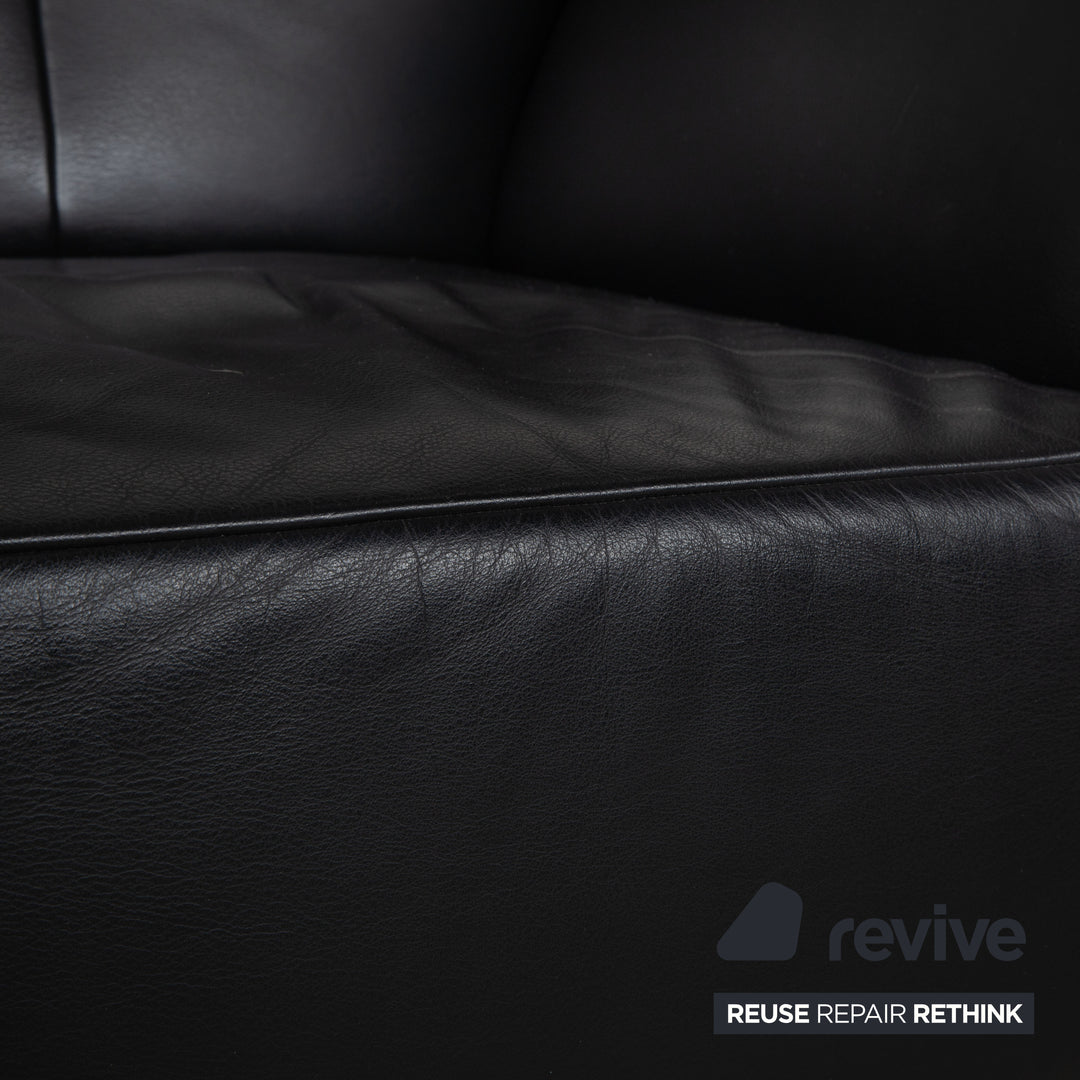 Jori JR 8400 Leder Sessel Schwarz manuelle Funktion