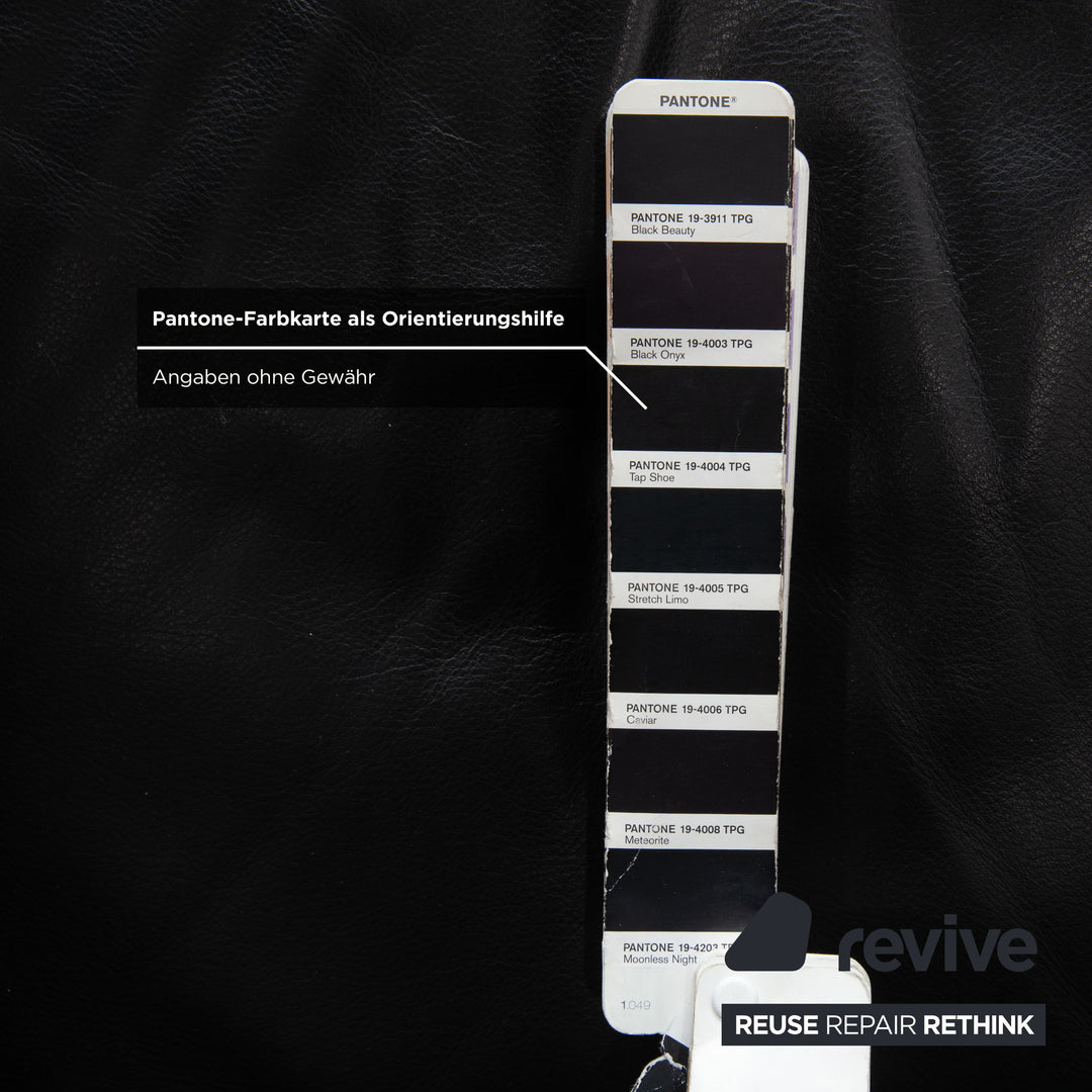 Jori JR 8400 Leder Sessel Schwarz manuelle Funktion