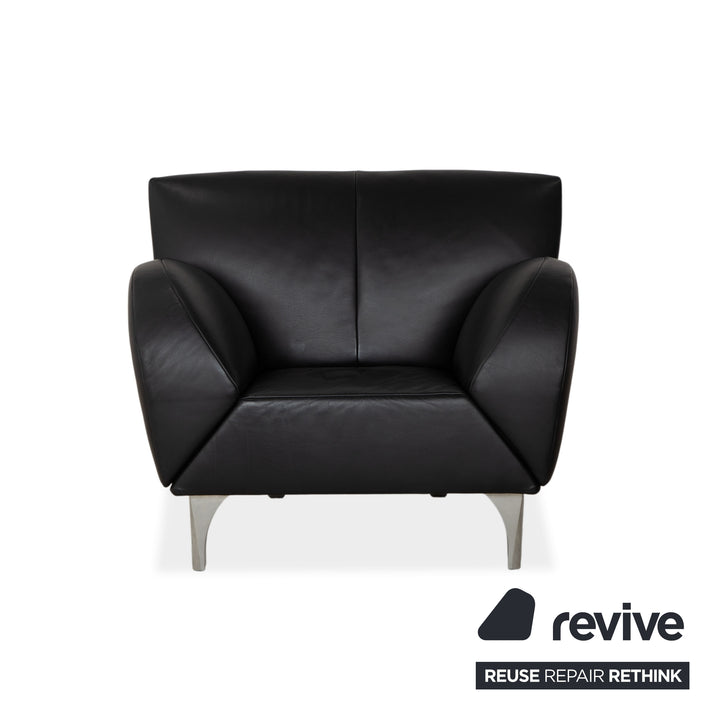 Jori JR 8400 Leder Sessel Schwarz manuelle Funktion