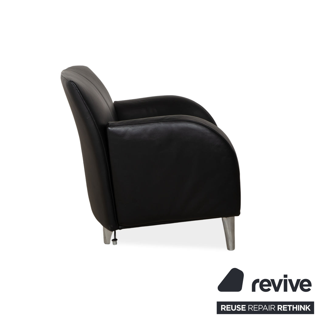 Jori JR 8400 Leder Sessel Schwarz manuelle Funktion