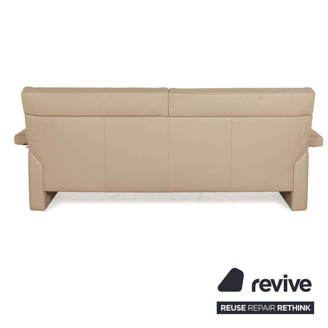 Jori JR 8750 leather sofa set beige three-seater two-seater couch manual function