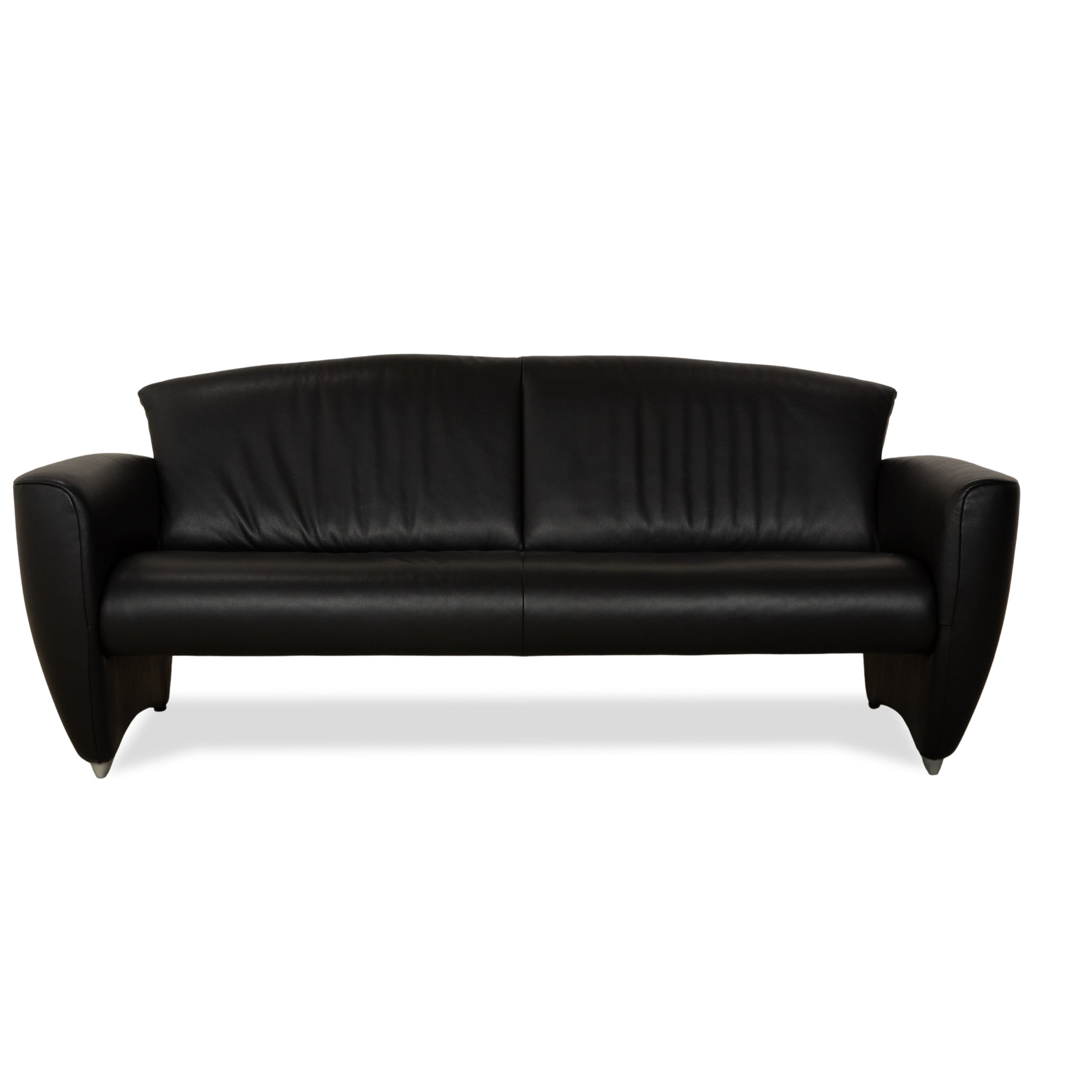 Jori JR3200 Leder Dreisitzer Schwarz Sofa Couch